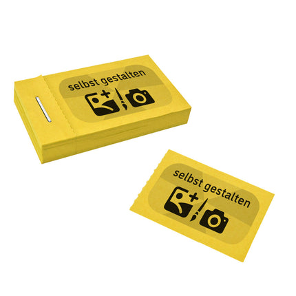 Eintrittskarte im Block selbst gestalten - 810 Abrisse