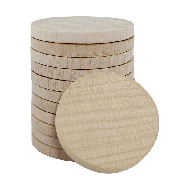 Holzmarken Ø29mm - 100 Stück