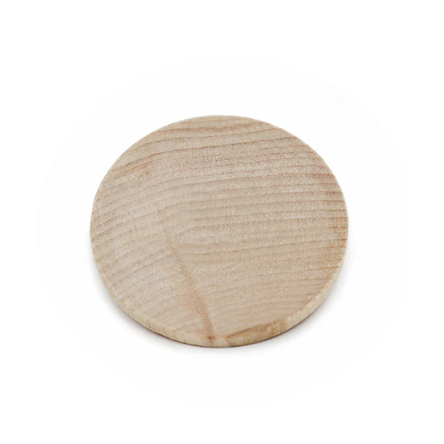 Holzmarken Ø50mm - 100 Stück