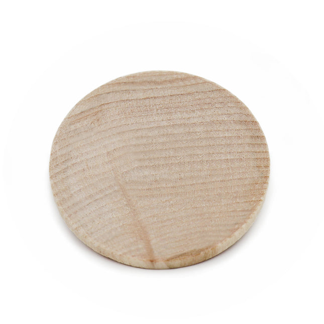 Holzmarken Ø37 mm - 50 Stück