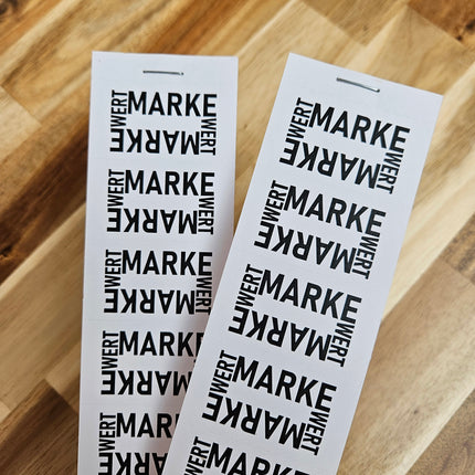 Wertmarken Block auf Streifen 'Modern' - 1000 Abrisse