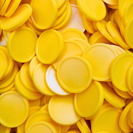 Einkaufswagenchip 1€-Format - 100 Stück