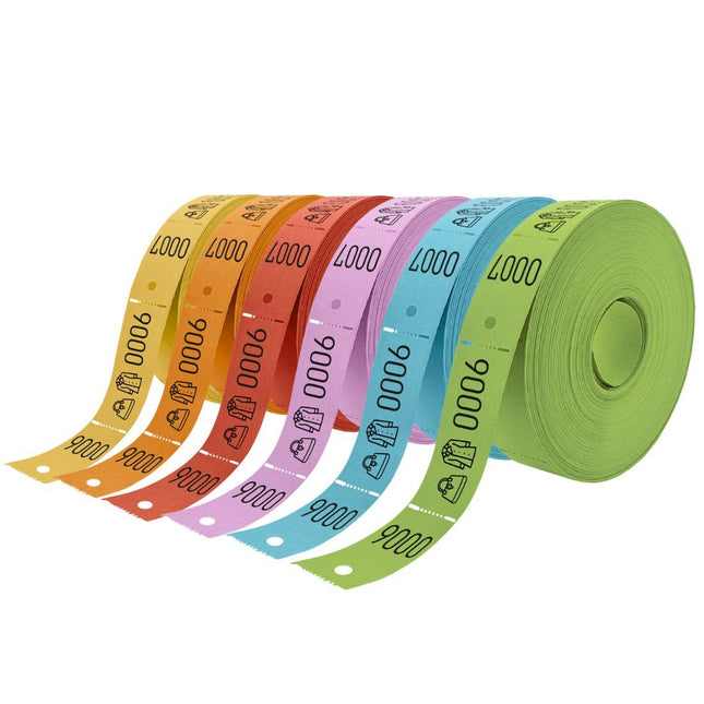 Garderobenummern auf Rolle - 500 Abrisse