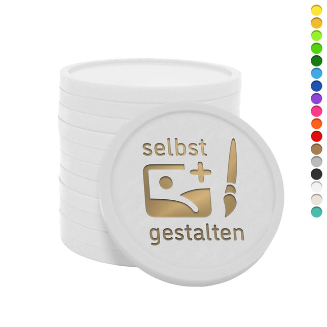 Wertmarken Chips Ø29mm Folienprägung - 1000 Stück