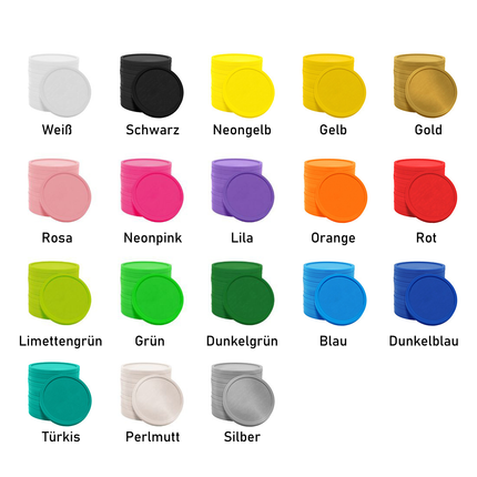 Wertmarken Chips Ø35mm Folienprägung - 1000 Stück