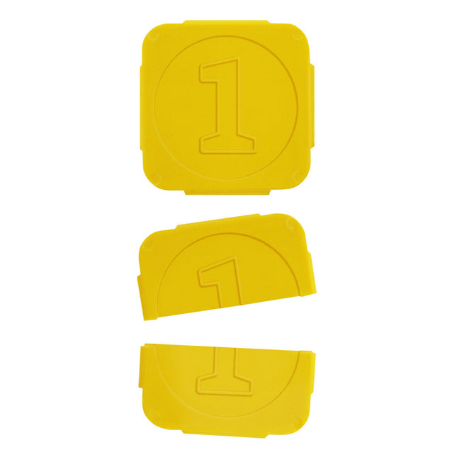 Eventchips Relief Zahl 1 - 1000 Stück