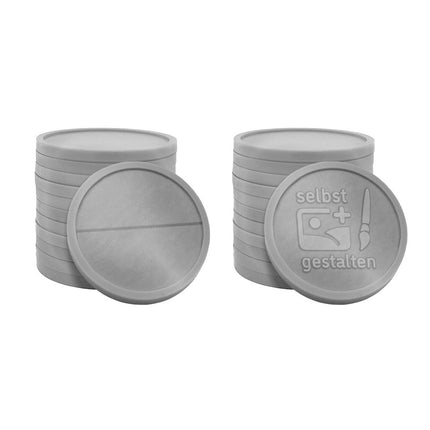 Wertmarken Chips eigenes Relief Ø29mm Teilbar - ab 3000 Stück
