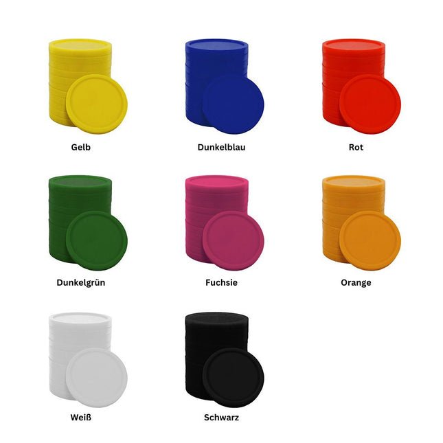 Wertmarken Chips selbst gestalten Ø23mm ECO - 1000 Stück