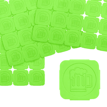 Eventchips Bierkrug Relief fluoreszierend - 1000 Stück