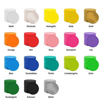 Wertmarken Chips eigenes Relief Ø29mm Aussparung - 1000 Stück