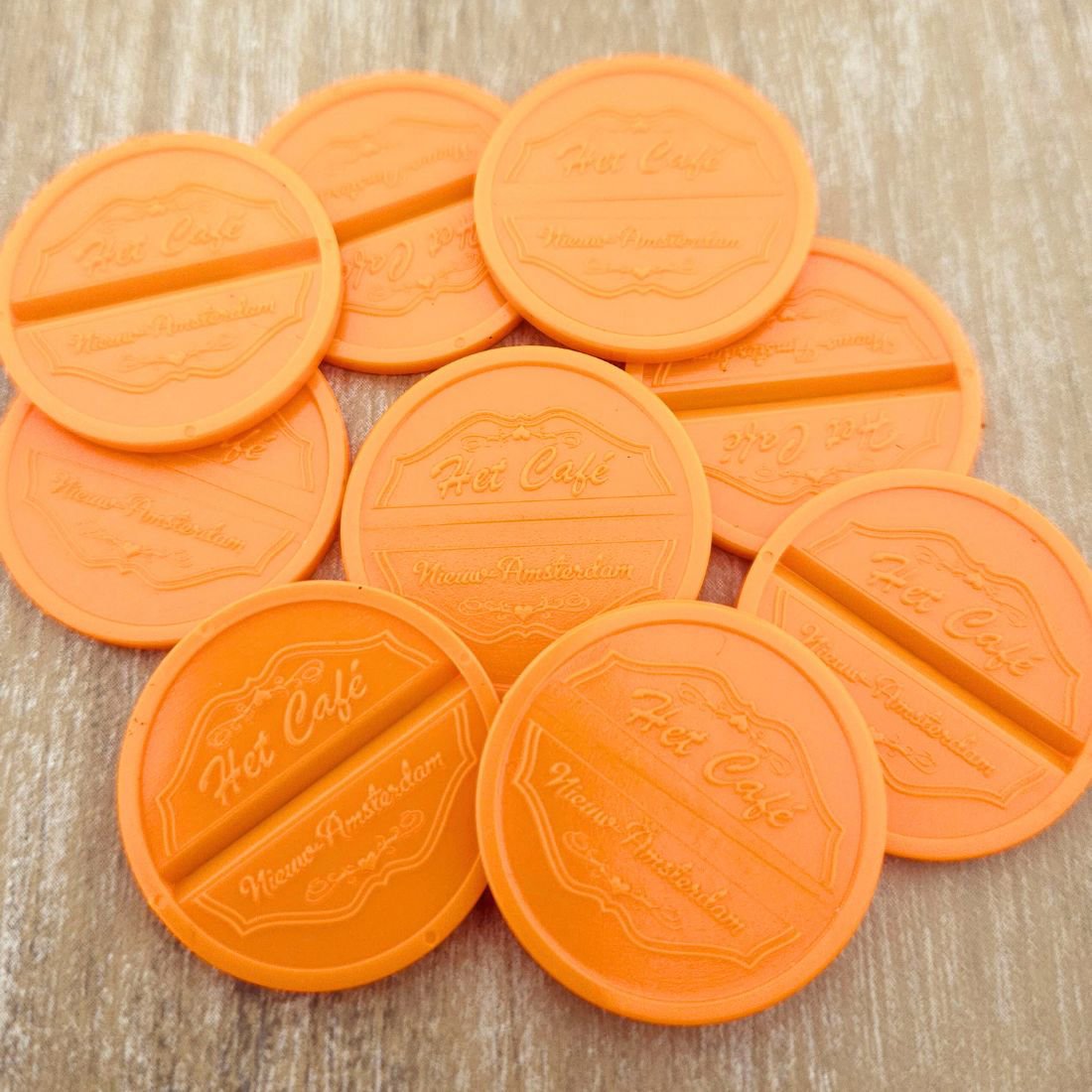 Wertmarken Chips eigenes Relief Ø29mm Teilbar - ab 3000 Stück