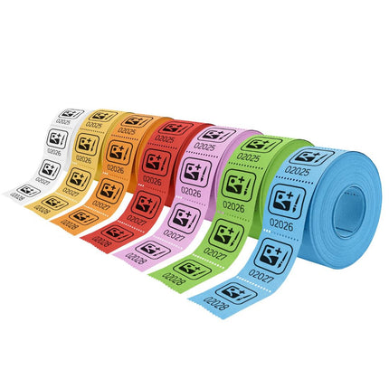 Wertmarken Rolle 30x30mm selbst gestalten - 500 Abrisse