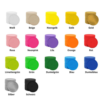 Wertmarken Chips selbst gestalten Ø29 mm - 1000 Stück