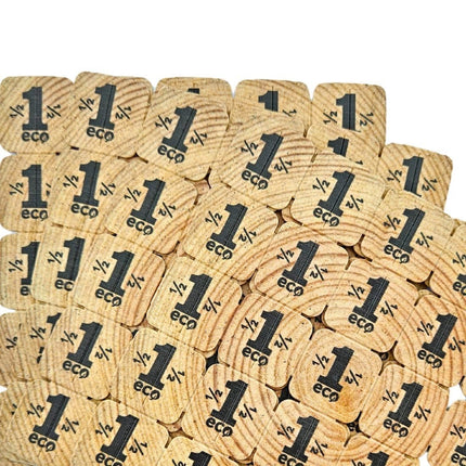 Eventchips Holzfaser - 1000 Stück