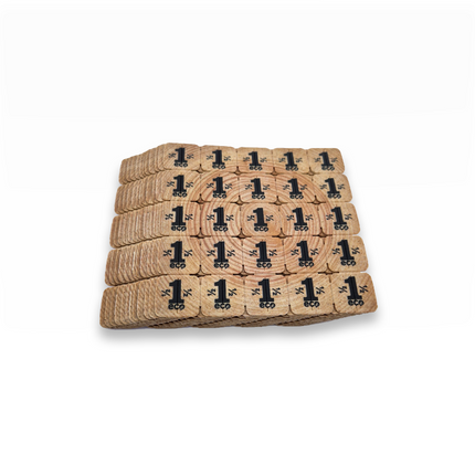 Eventchips Holzfaser - 1000 Stück