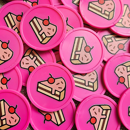 Wertmarken Chips Kuchen - 100 Stück