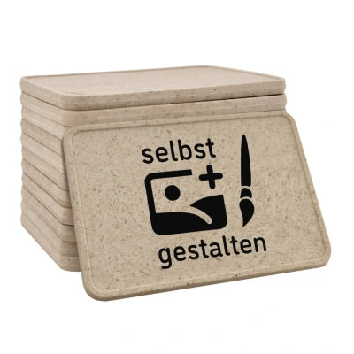 Wertmarken Chips Holzfaser selbst gestalten 50x35mm - 100 Stück