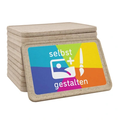 Wertmarken Chips Holzfaser selbst gestalten 50x35mm - 100 Stück