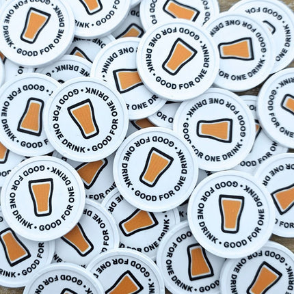 Wertmarken Chips One drink - 100 Stück