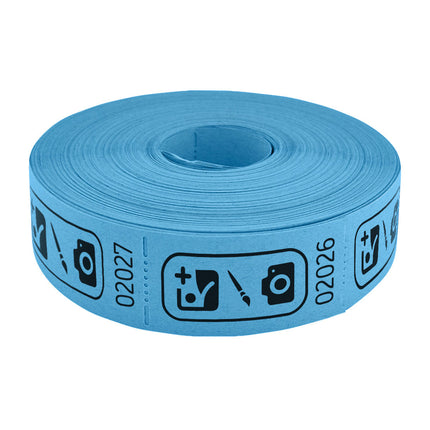 Wertmarken Rolle 57x30mm selbst gestalten - 1000 Abrisse