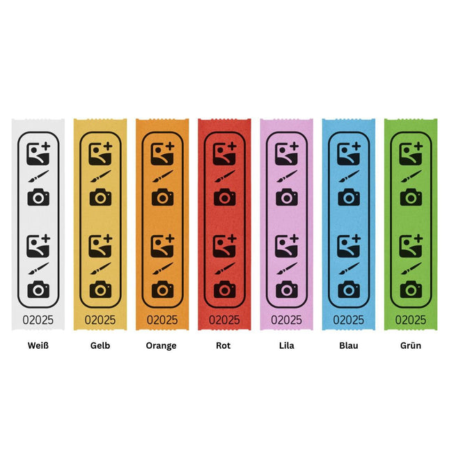 Wertmarken Rolle 114x30mm selbst gestalten - 1000 Abrisse