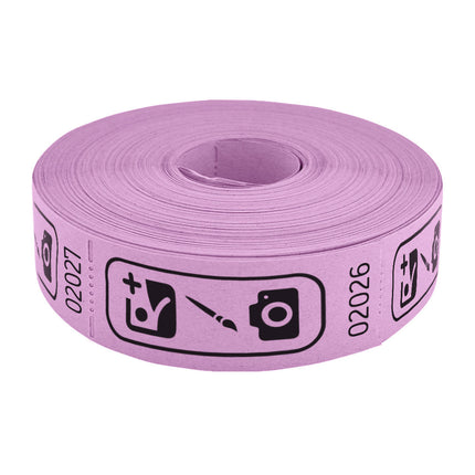 Wertmarken Rolle 85x30mm selbst gestalten - 1000 Abrisse