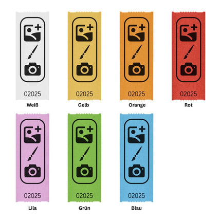 Wertmarken Rolle 80x30mm selbst gestalten - 1000 Abrisse