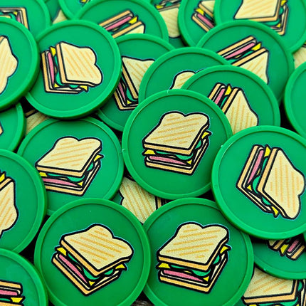 Wertmarken Chips Sandwich - 100 Stück