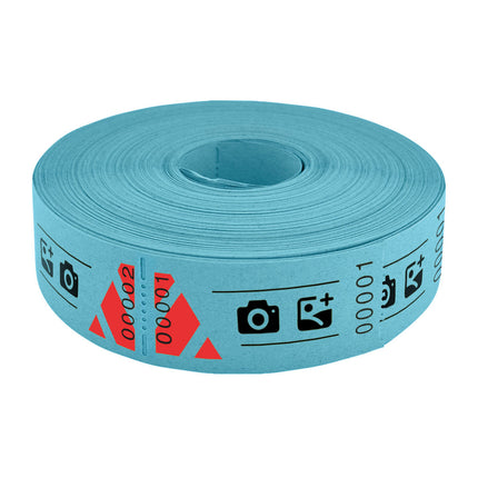 Eintrittskarten Rolle 57x30mm mit Schrägabriss - 1000 Abrisse