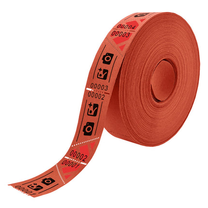 Eintrittskarten Rolle 57x30mm mit Schrägabriss - 1000 Abrisse