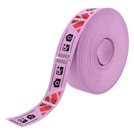 Eintrittskarten Rolle 57x30mm mit Schrägabriss - 1000 Abrisse