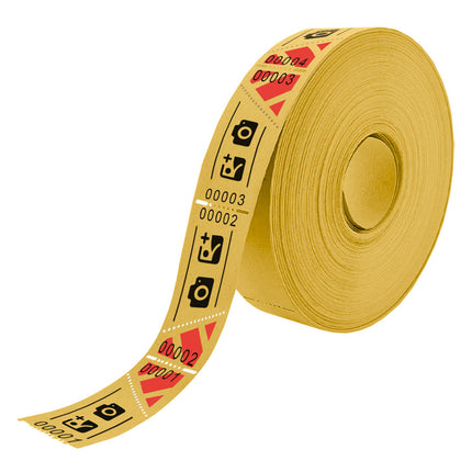 Eintrittskarten Rolle 57x30mm mit Schrägabriss - 1000 Abrisse
