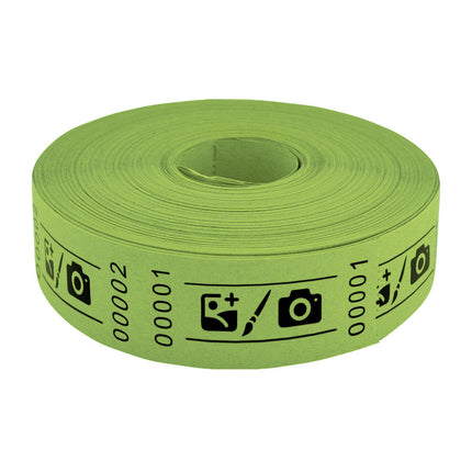 Eintrittskarten Rolle 57x30mm - 1000 Abrisse