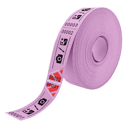 Eintrittskarten Rolle 80x30mm mit Schrägabriss - 1000 Abrisse