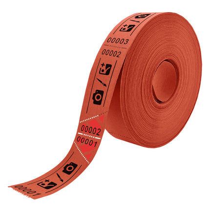 Eintrittskarten Rolle 80x30mm mit Schrägabriss - 1000 Abrisse