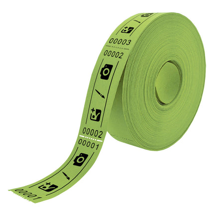 Eintrittskarten Rolle 80x30mm - 1000 Abrisse