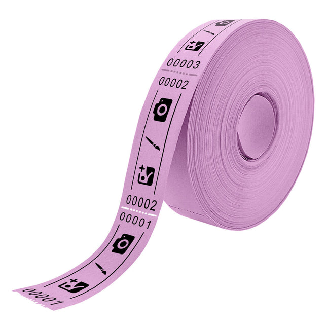 Eintrittskarten Rolle 80x30mm - 1000 Abrisse