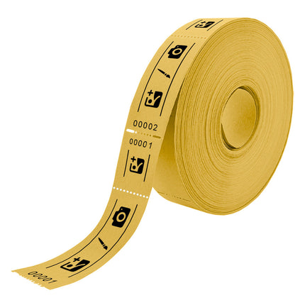 Eintrittskarten Rolle 114x30mm mit Abrissabschnitt - 1000 Abrisse