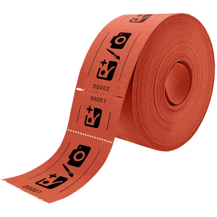 Eintrittskarten Rolle 114x60mm mit Abrissabschnitt - 1000 Abrisse, ab 5 Rollen