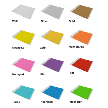 TYREX Einlassbänder, eigener Text - pro 100 Stück