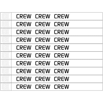 Tyrex Einlassbänder 'Crew' - pro 100 Stück