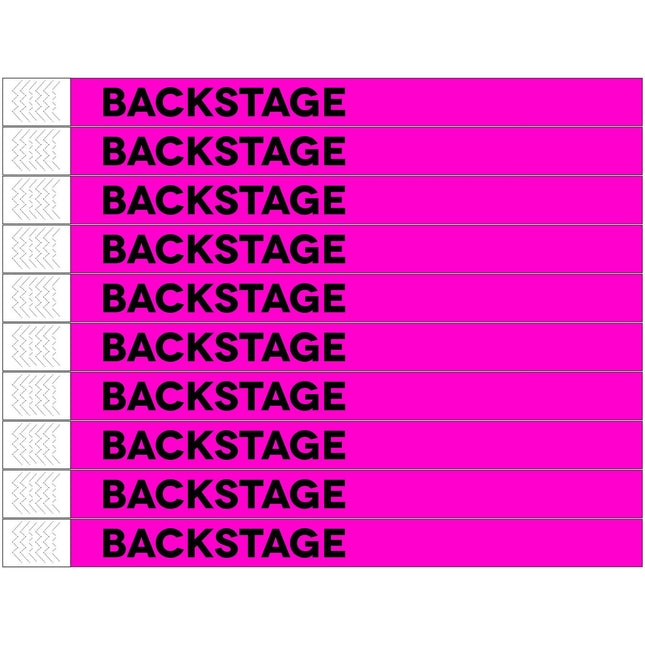 TYREX Einlassbänder 'Backstage' - pro 100 Stück