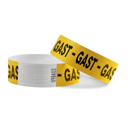 TYREX Einlassbänder 'Gast' - pro 100 Stück