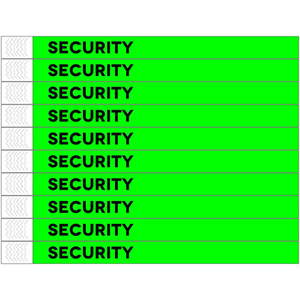 TYREX Einlassbänder 'Security' - pro 100 Stück
