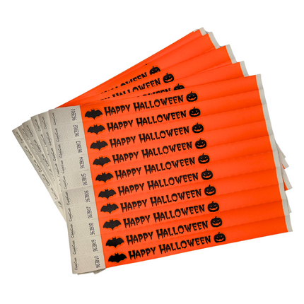 Einlassbänder Tyrex 'Happy Halloween' - pro 100 Stück