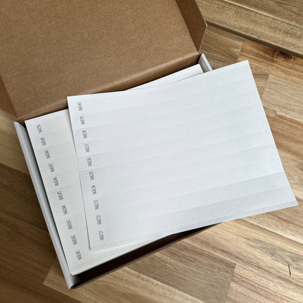 Einlassbänder für Laserdrucker - 100 Stück