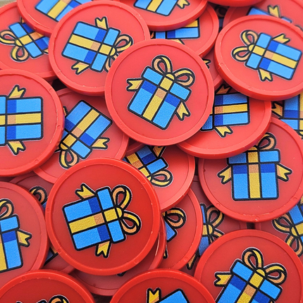 Wertmarken Chips Geschenk - 100 Stück