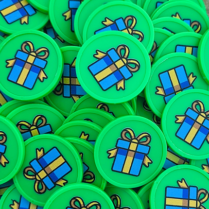 Wertmarken Chips Geschenk - 100 Stück