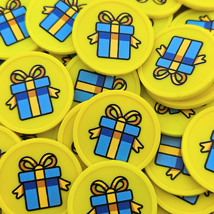 Wertmarken Chips Geschenk - 100 Stück