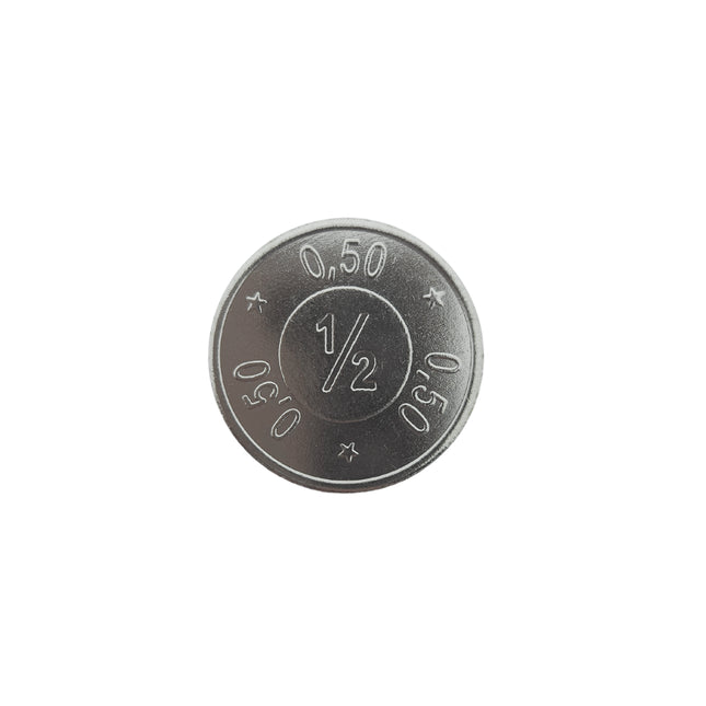 Einkaufswagenmünze 0,50€-Format - 100 Stück